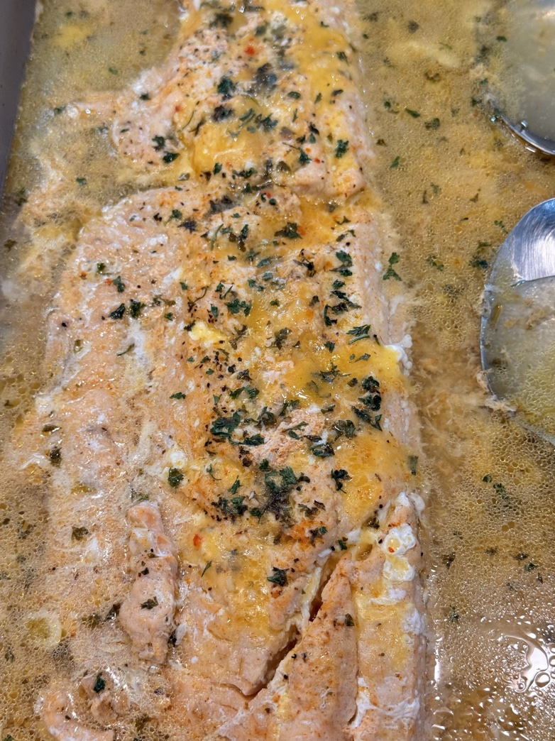 Baked salmon