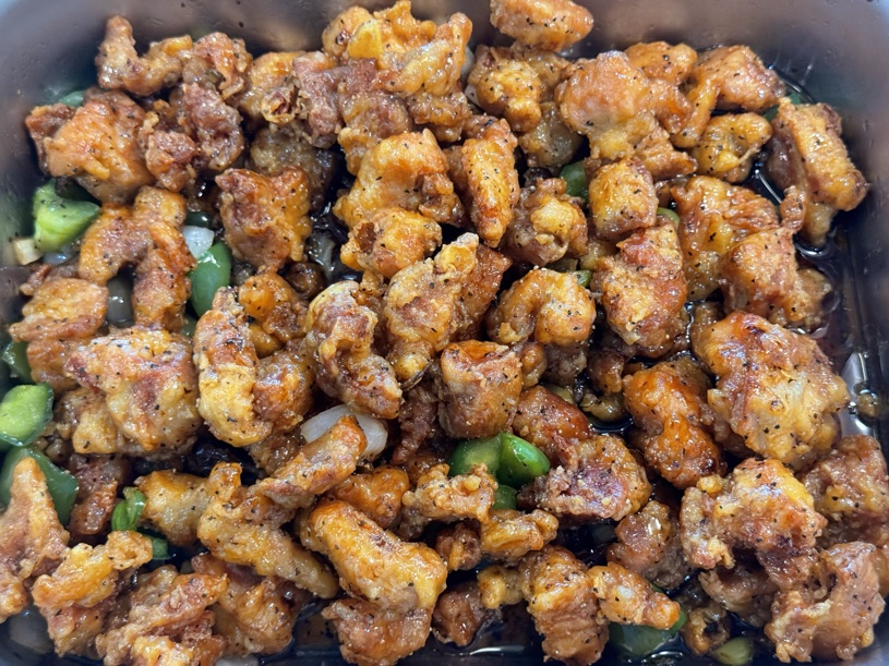 Black pepper chicken