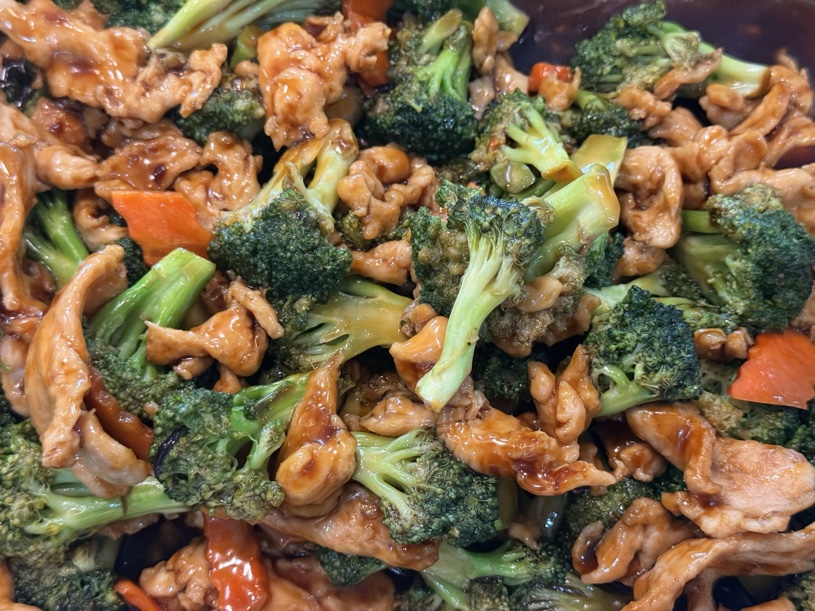 Chicken and broccoli