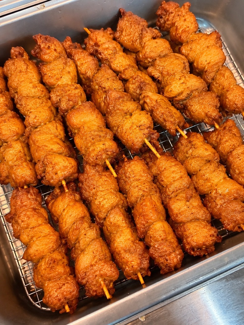 Chicken skewers
