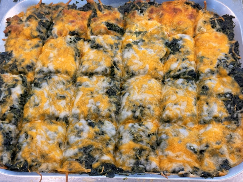 Creamed spinach