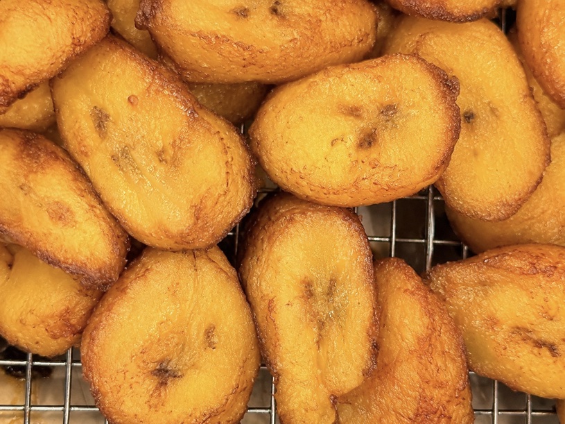 Fried bananas