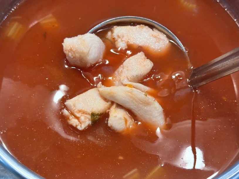 Spicy fish soup